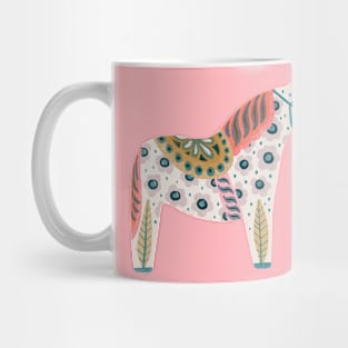 Dalecarlia Horse white Mug